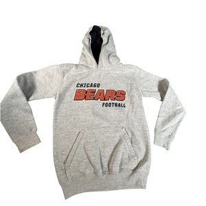Chicago Bears Nike Hooded Sweatshirt Hoodie Youth Small 8 NFL Football Gray